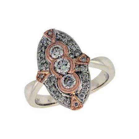 14KT Gold Ladies Diamond Ring