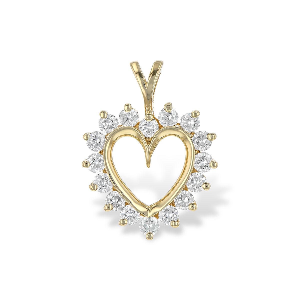 14KT Gold Diamond Pendant