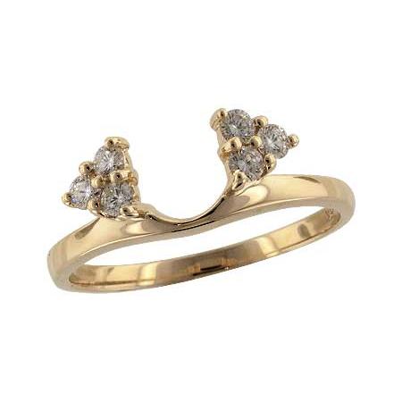 14KT Gold Ladies Diamond Wrap/Guard