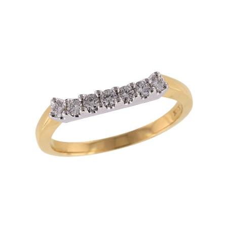 14KT Gold Ladies Diamond Wrap/Guard