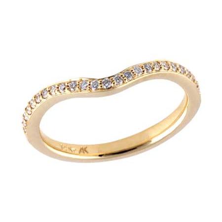 14KT Gold Ladies Diamond Wedding Ring