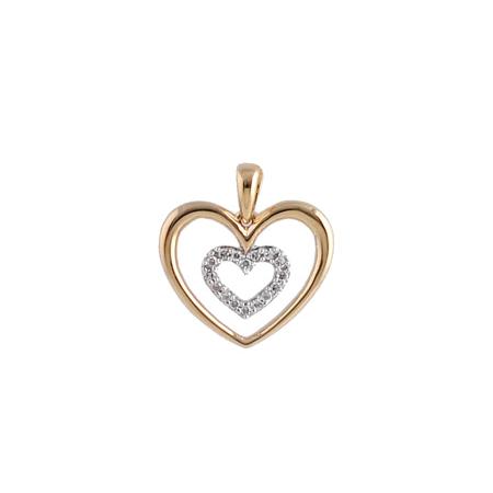 14KT Gold Diamond Pendant