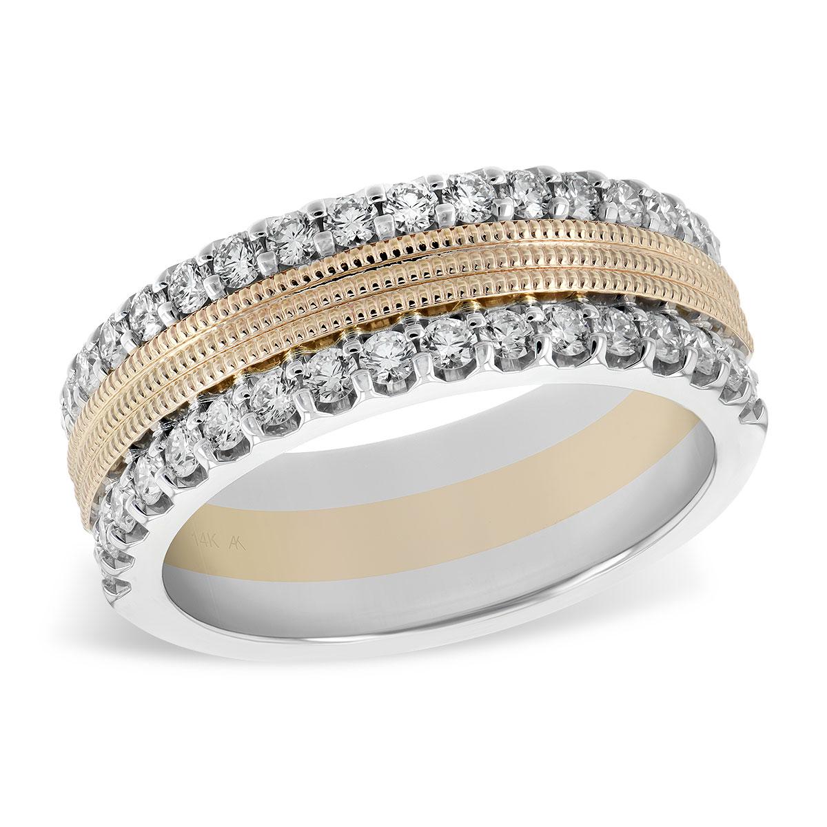 14KT Gold Ladies Diamond Wedding Ring