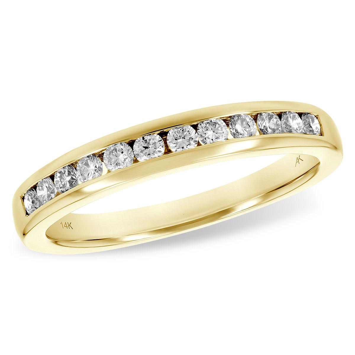 14KT Gold Ladies Diamond Wedding Ring