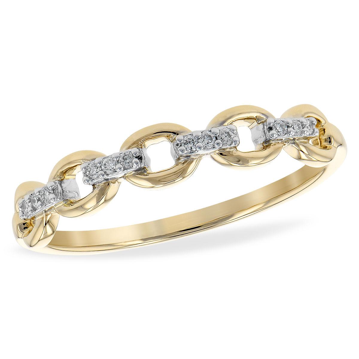 14KT Gold Ladies Diamond Wedding Ring