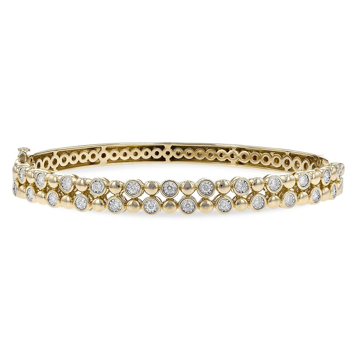 14KT Gold Diamond Bracelet