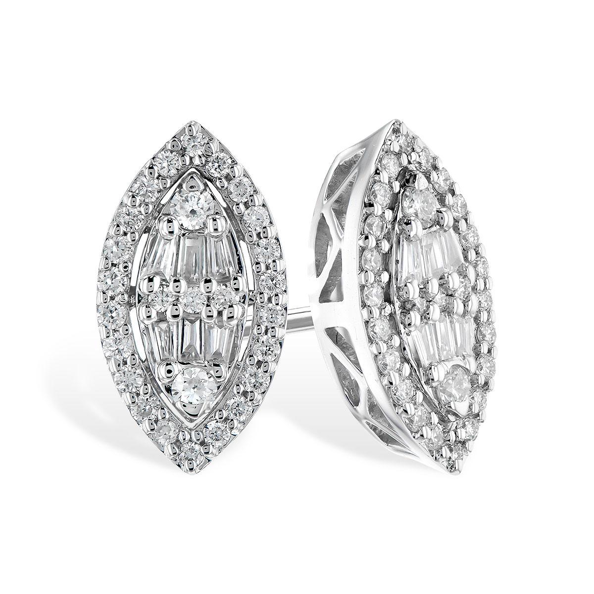 14KT Gold Diamond Earrings