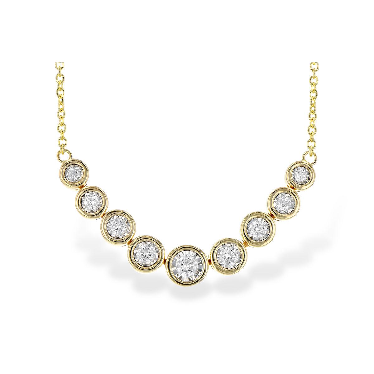 14KT Gold Diamond Necklace