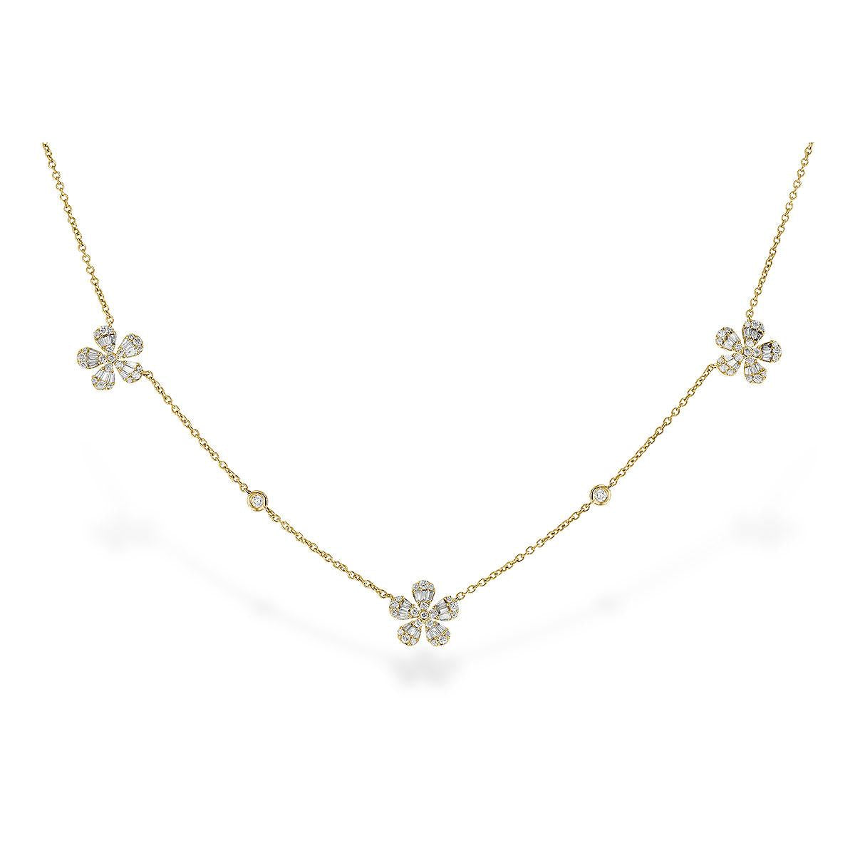 14KT Gold Diamond Necklace