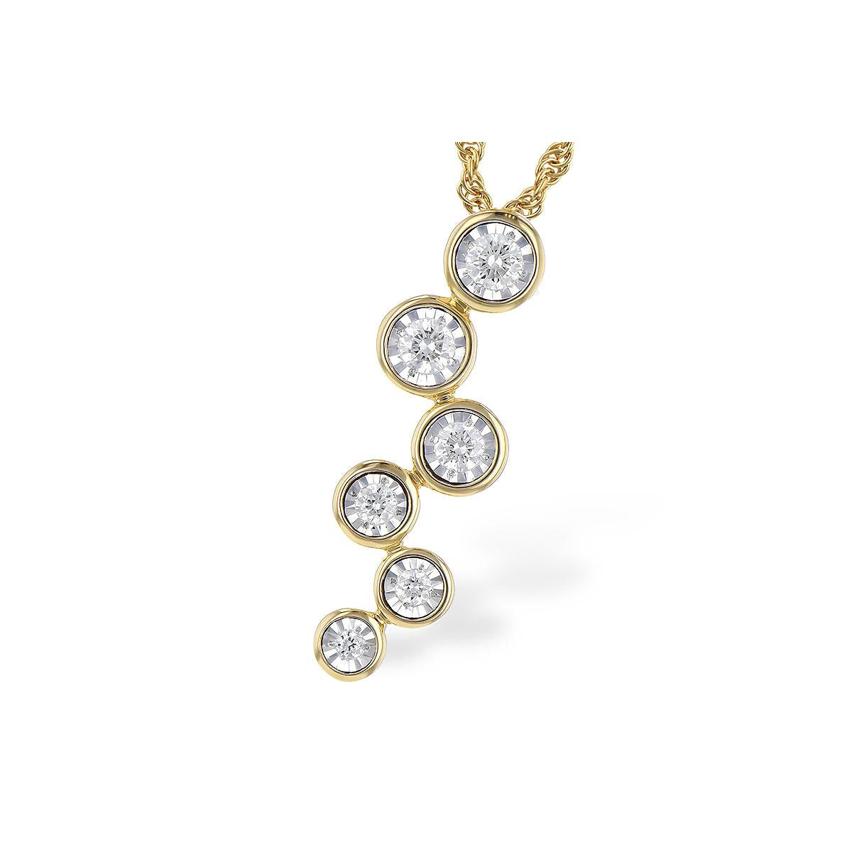 14KT Gold Diamond Necklace