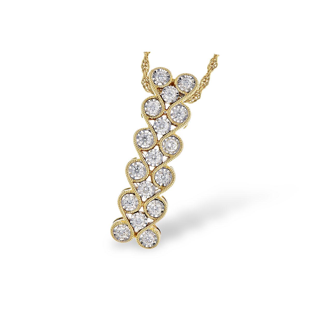 14KT Gold Diamond Necklace