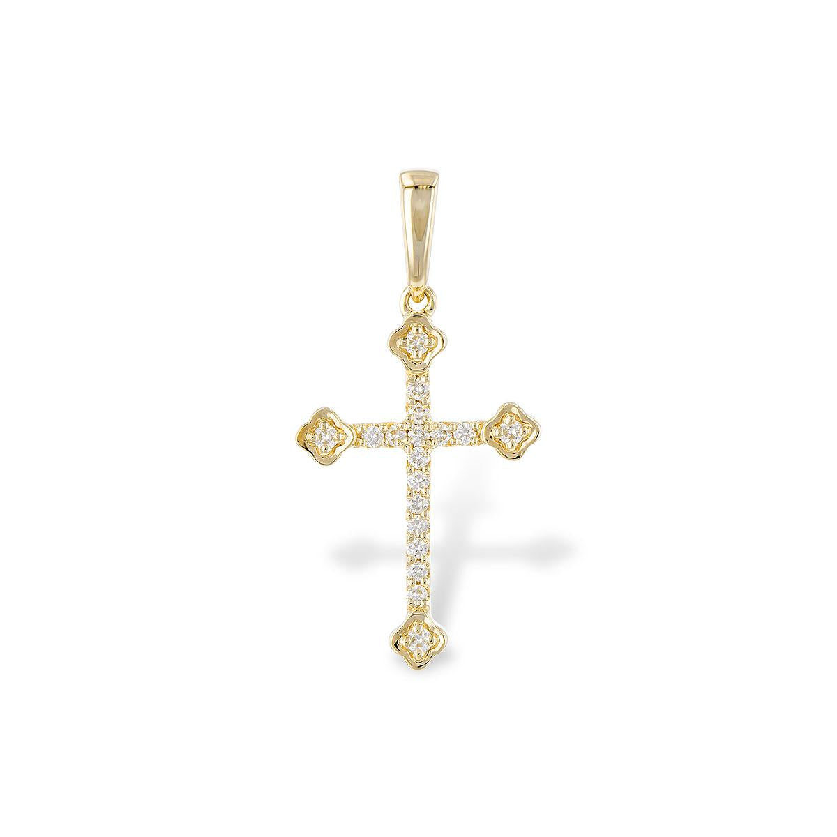 14KT Gold Diamond Pendant