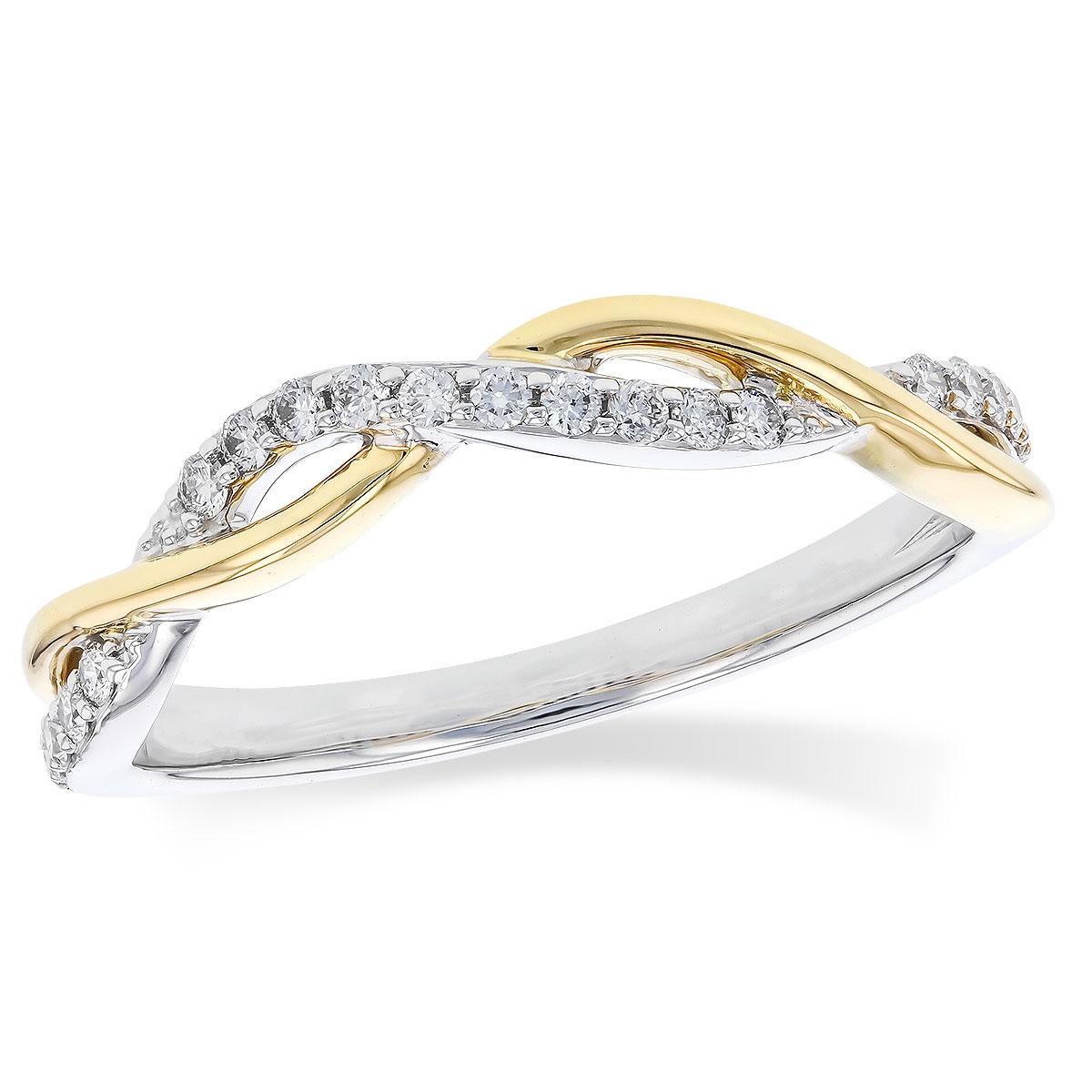14KT Gold Ladies Diamond Wrap/Guard