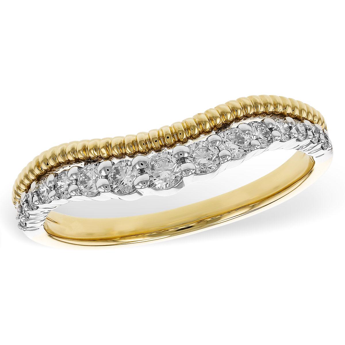 14KT Gold Ladies Diamond Wrap/Guard