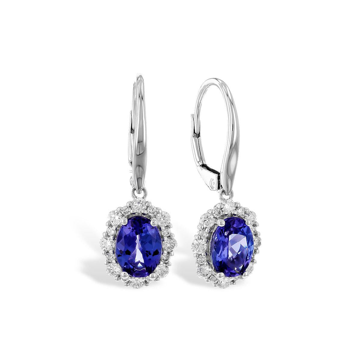 14KT Gold Tanzanite Earrings