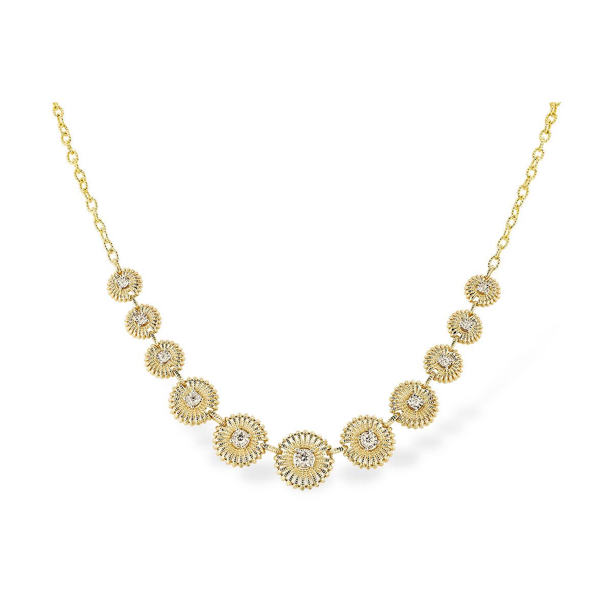 14KT Gold Diamond Necklace