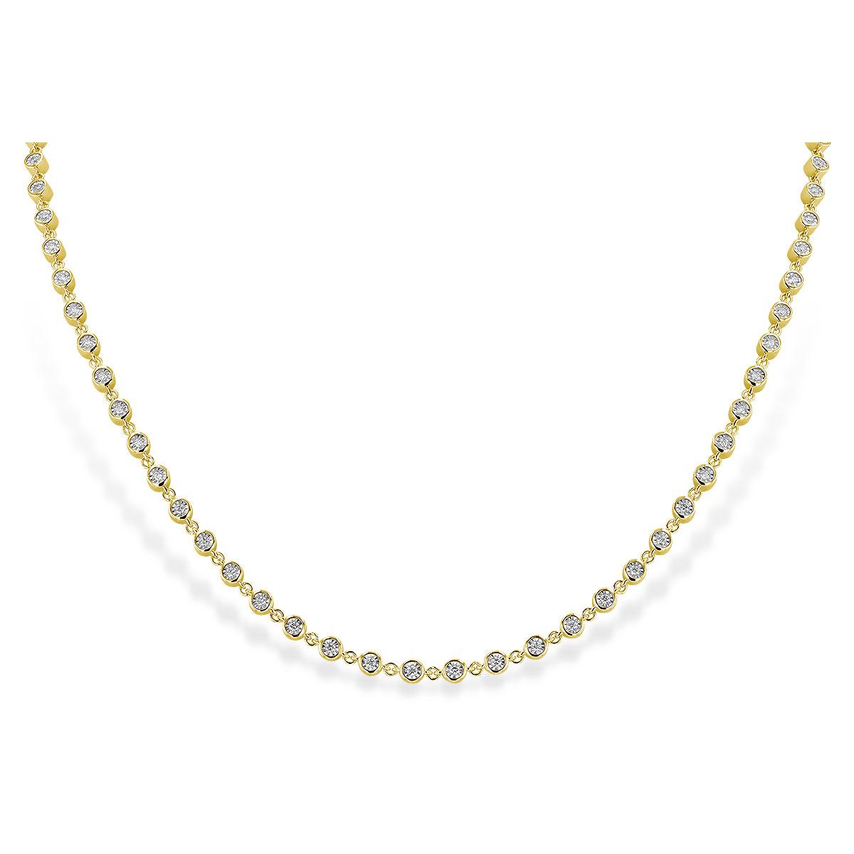 14KT Gold Diamond Necklace