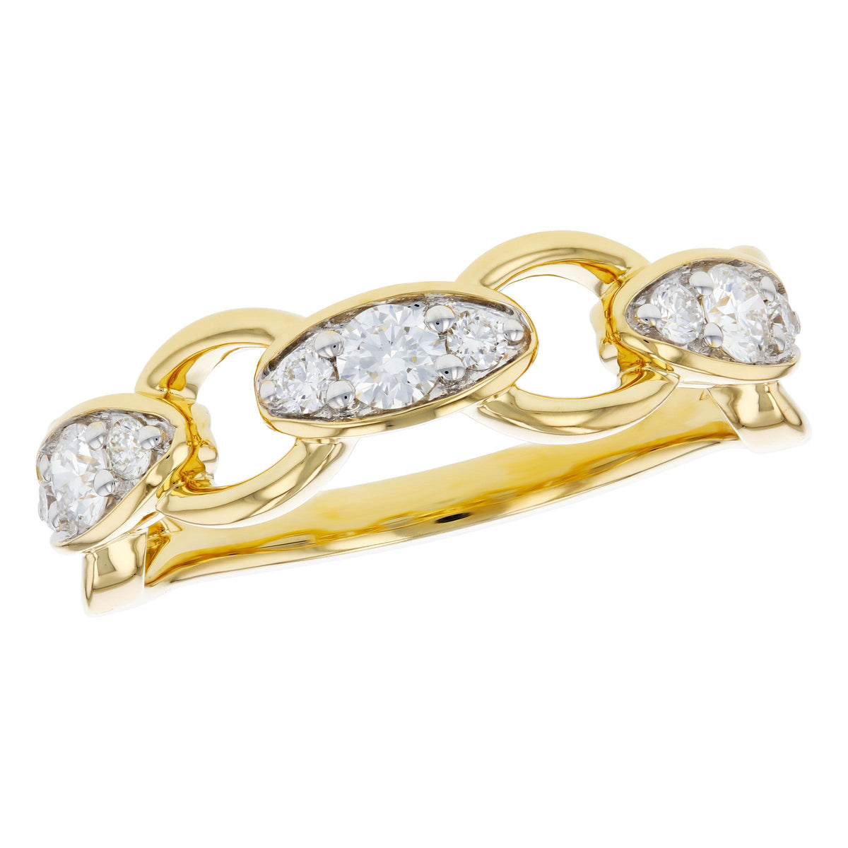 14KT Gold Ladies Diamond Wedding Ring