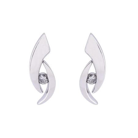 14KT Gold Diamond Earrings