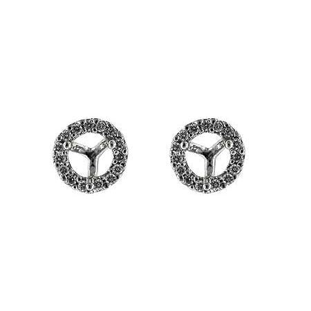 14KT Gold Diamond Earrings
