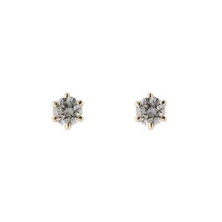 14KT Gold Diamond Earrings