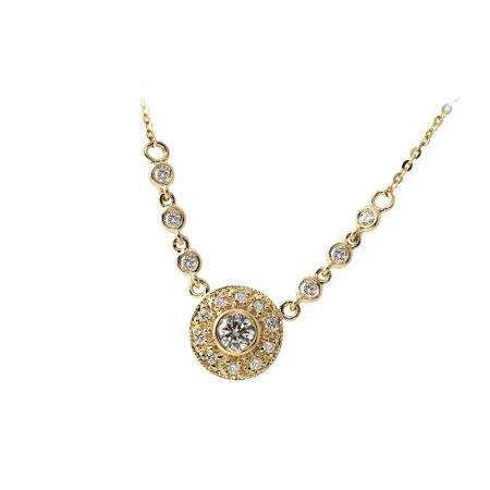 14KT Gold Diamond Necklace
