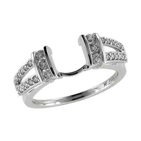 14KT Gold Ladies Diamond Wrap/Guard