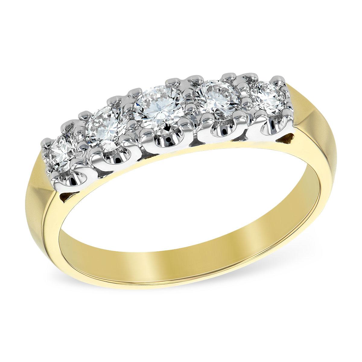 14KT Gold Ladies Diamond Wedding Ring