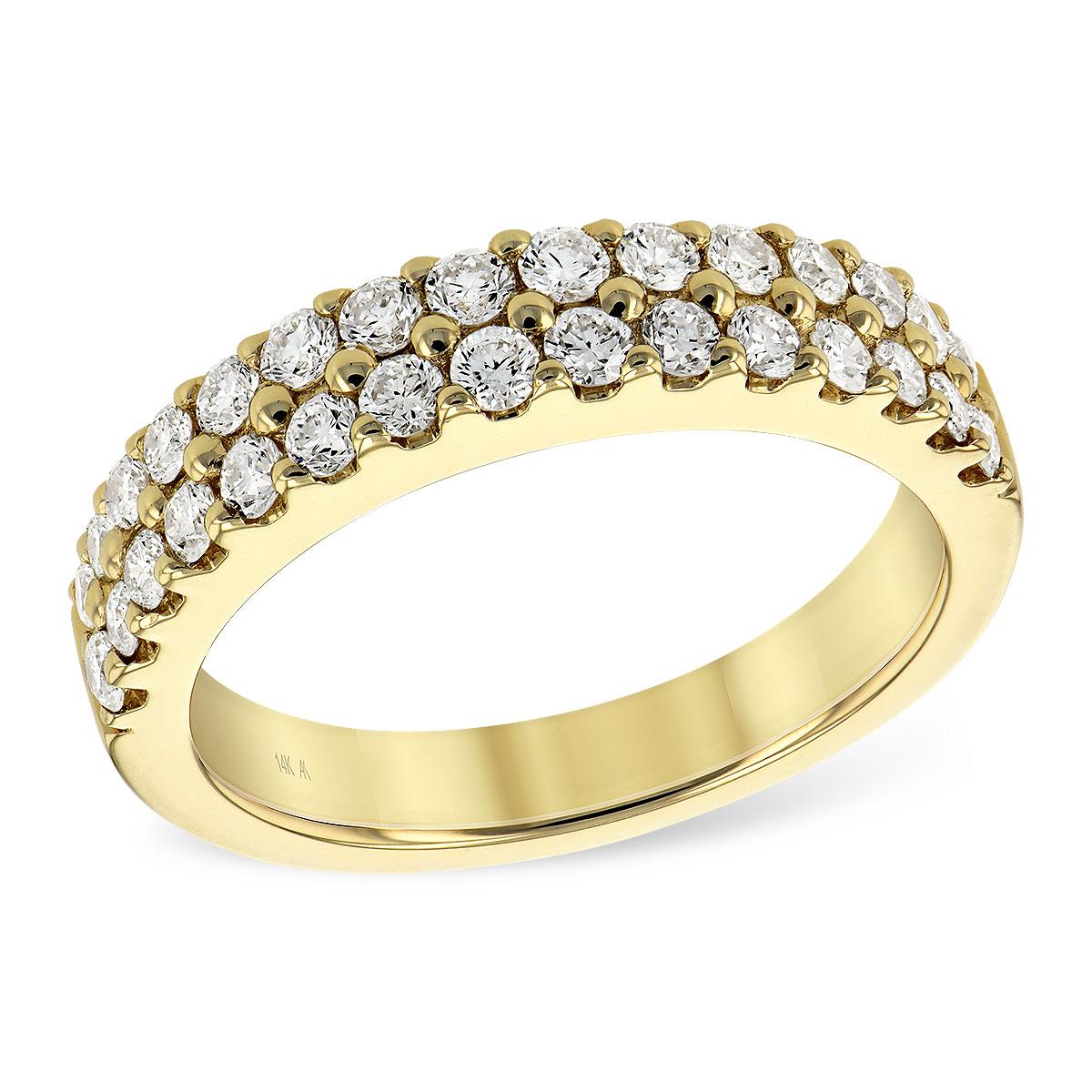 14KT Gold Ladies Diamond Wedding Ring