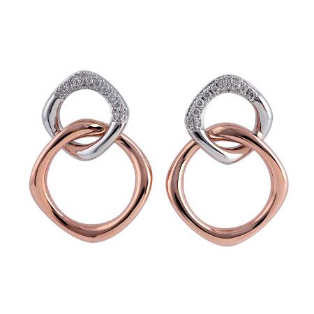 14KT Gold Diamond Earrings