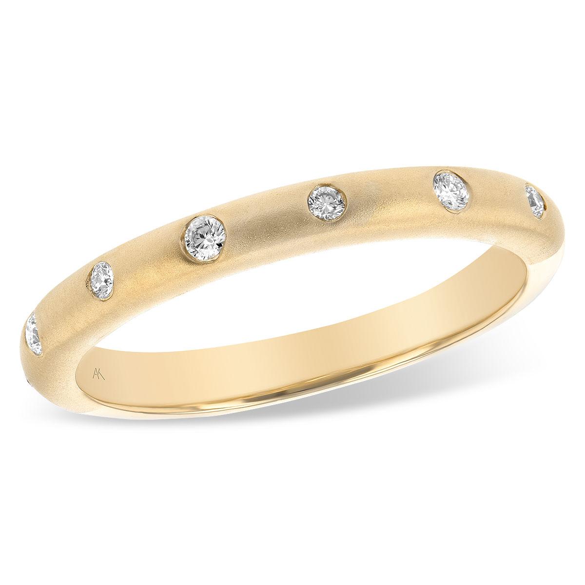 14KT Gold Ladies Diamond Wedding Ring