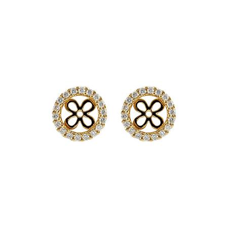 14KT Gold Diamond Earrings