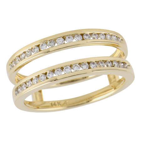 14KT Gold Ladies Diamond Wrap/Guard