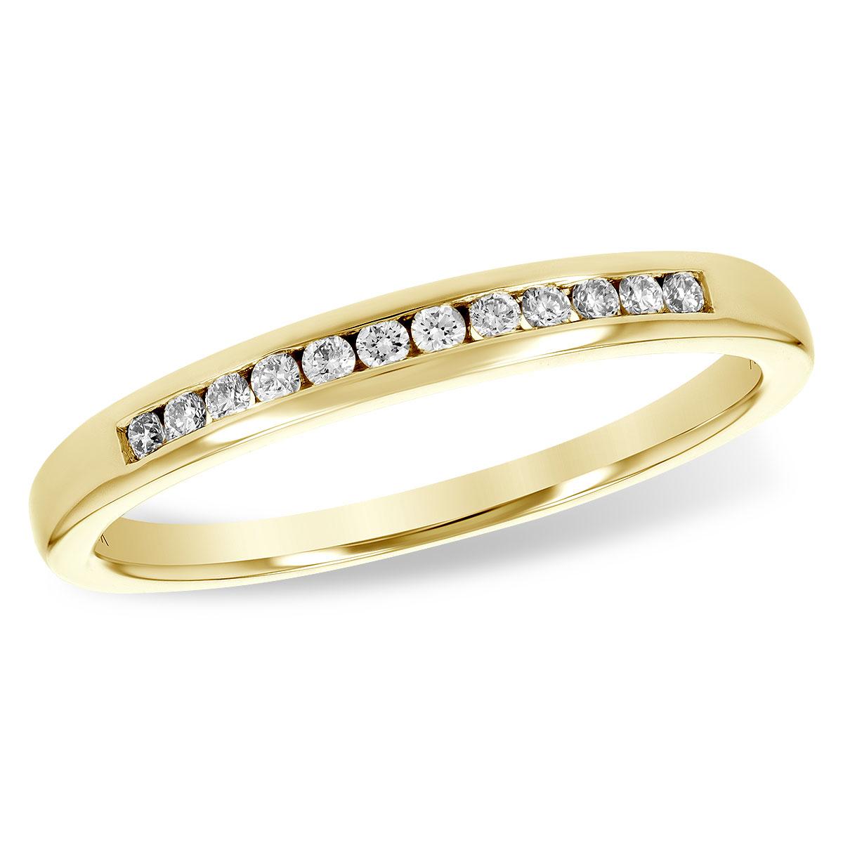 14KT Gold Ladies Diamond Wedding Ring