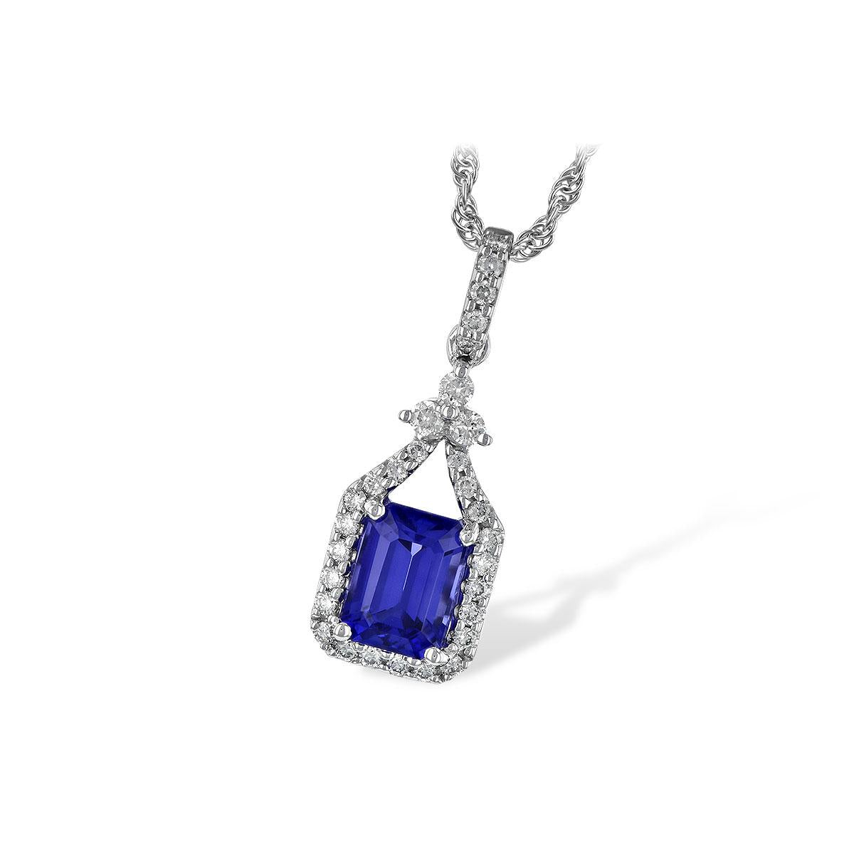 14KT Gold Tanzanite Necklace