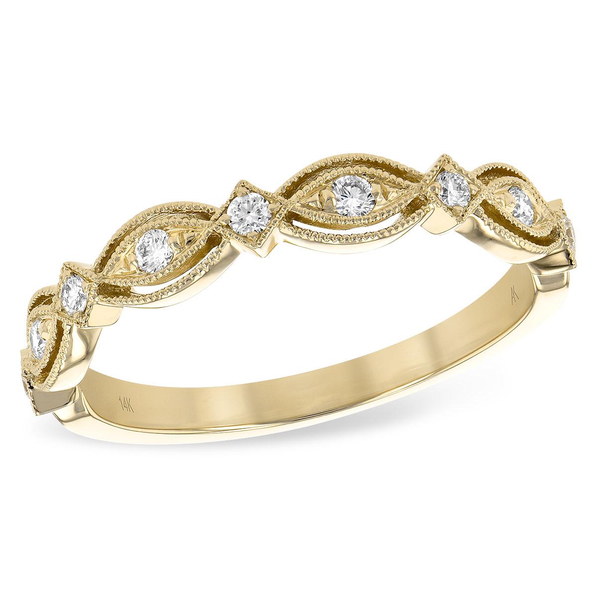14KT Gold Ladies Diamond Wedding Ring
