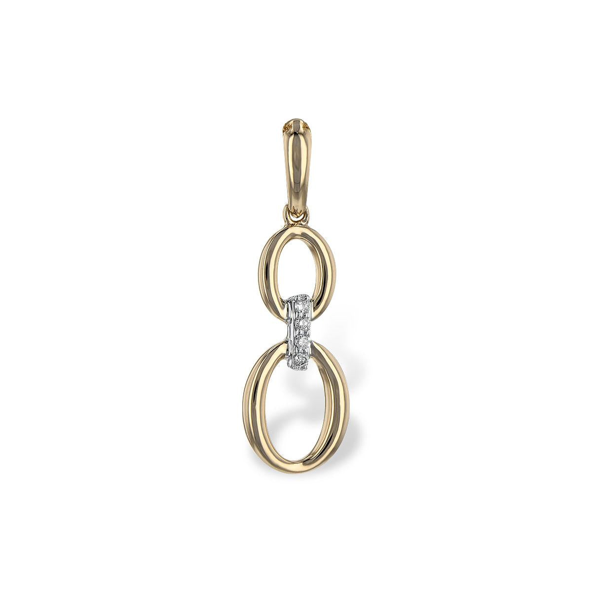 14KT Gold Diamond Pendant