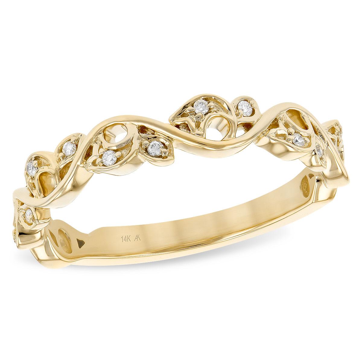 14KT Gold Ladies Diamond Wedding Ring