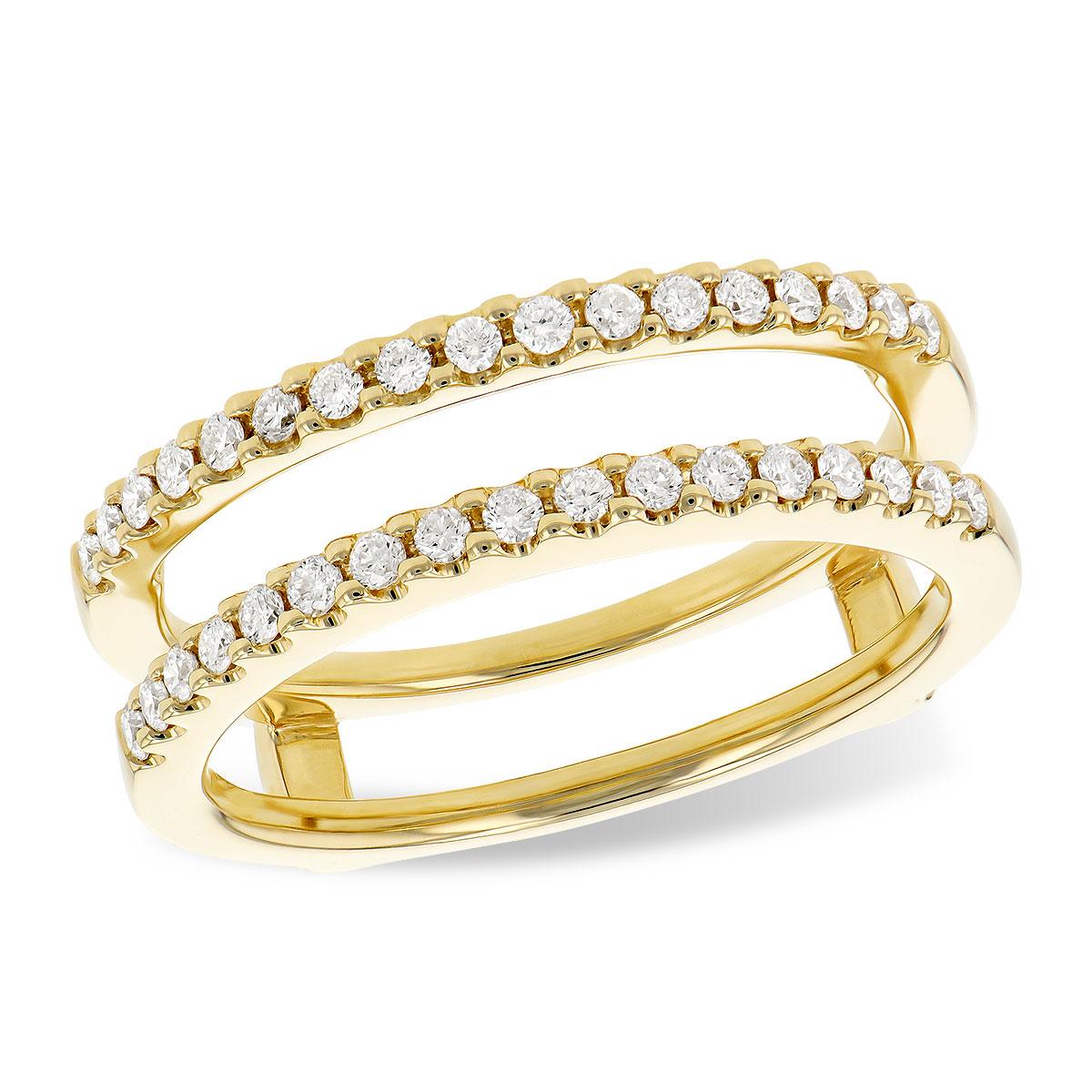 14KT Gold Ladies Diamond Wrap/Guard
