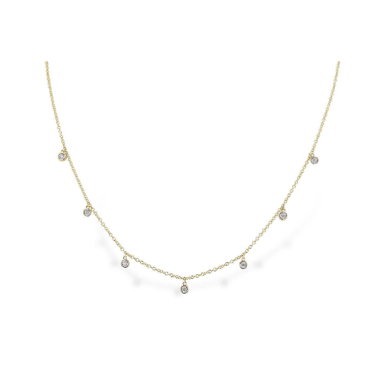 14KT Gold Diamond Necklace