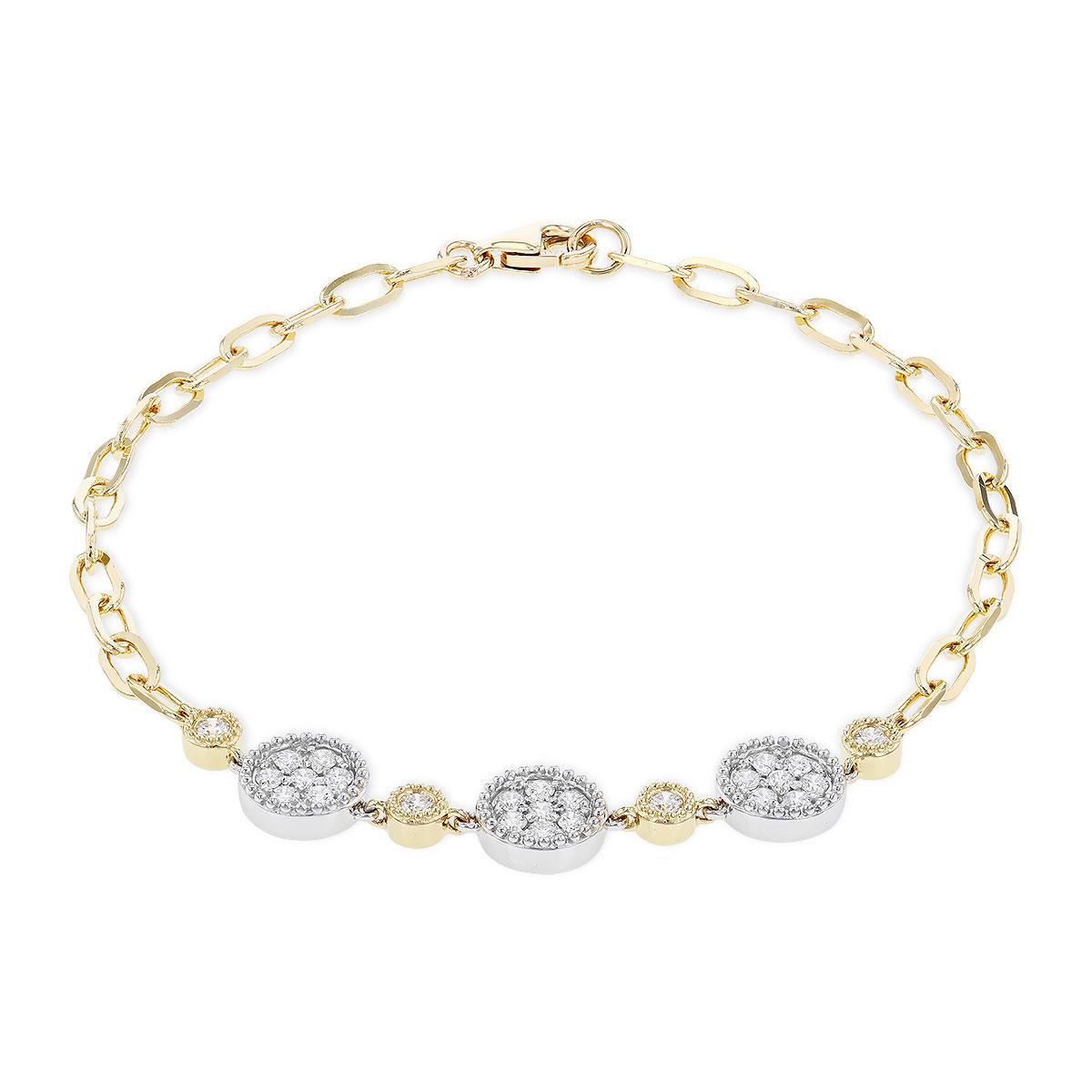 14KT Gold Diamond Bracelet