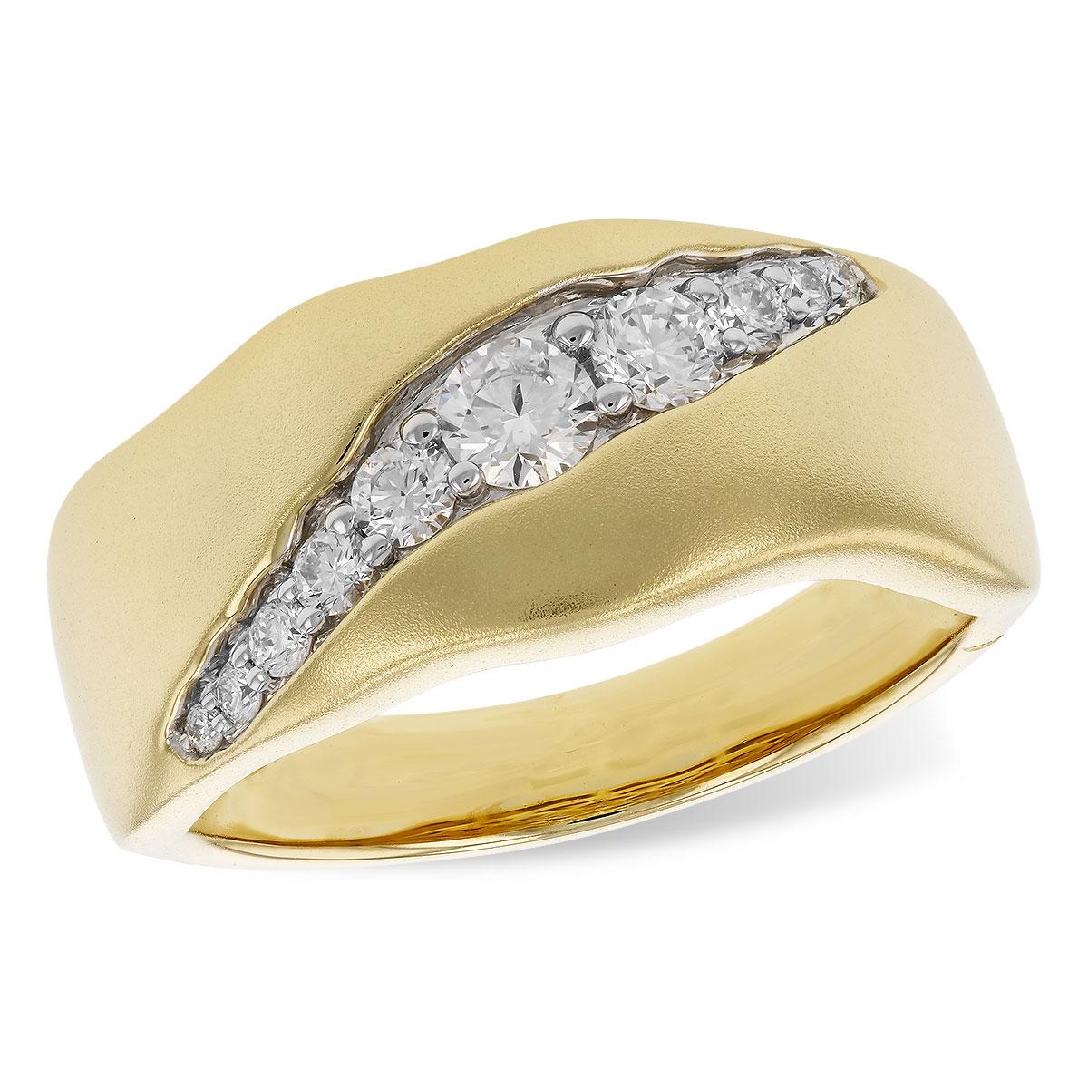 14KT Gold Ladies Diamond Wedding Ring