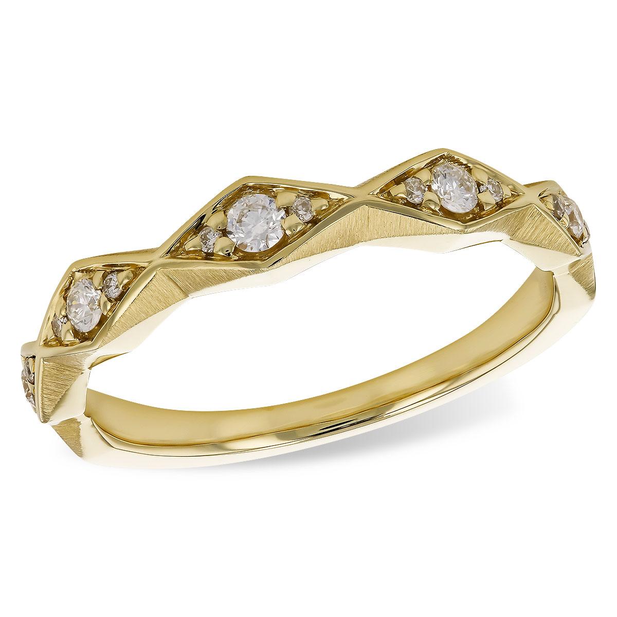 14KT Gold Ladies Diamond Wedding Ring
