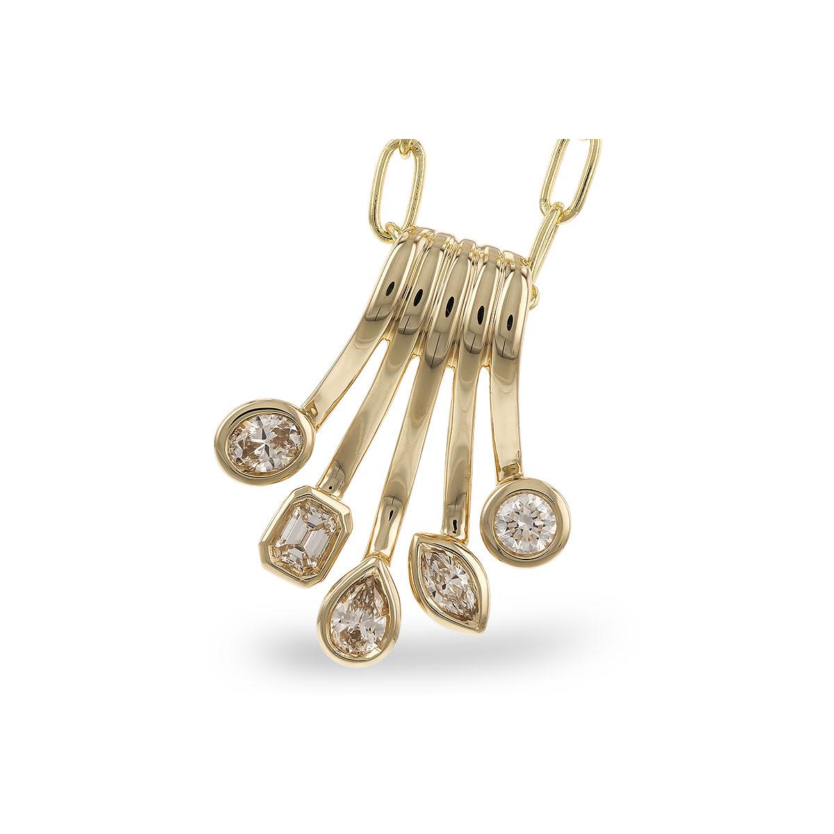 14KT Gold Diamond Necklace