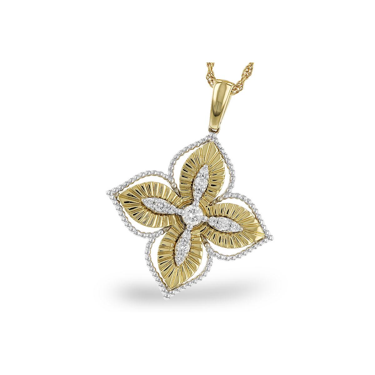 14KT Gold Diamond Necklace