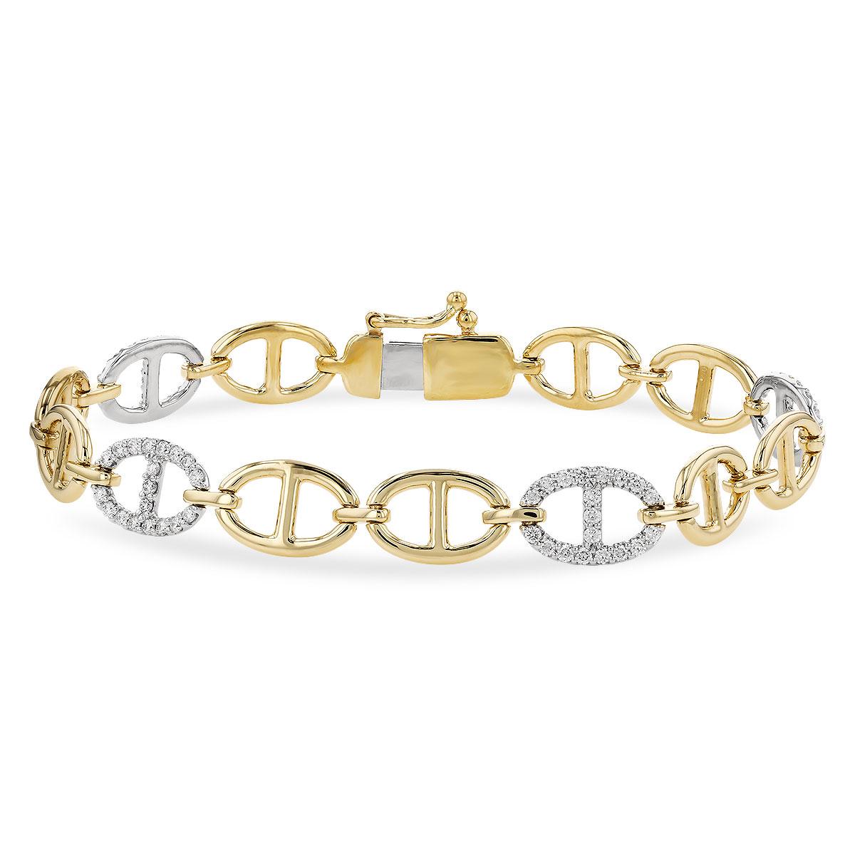 14KT Gold Diamond Bracelet