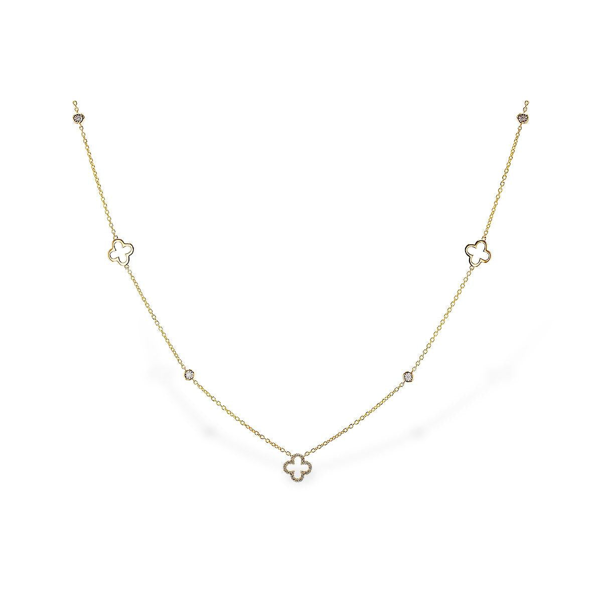 14KT Gold Diamond Necklace