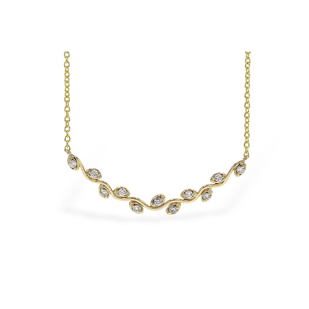 14KT Gold Diamond Necklace