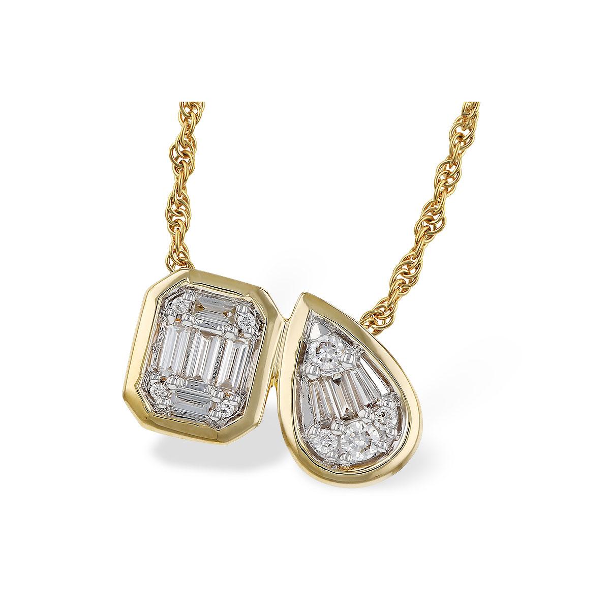 14KT Gold Diamond Necklace