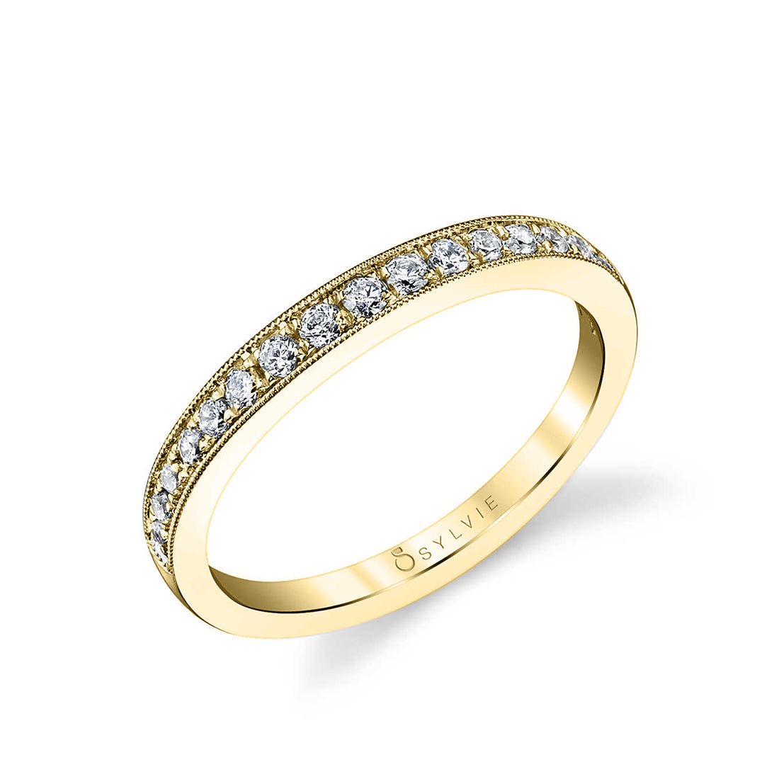 (18K Yellow) Classic Wedding Band - Andreanne